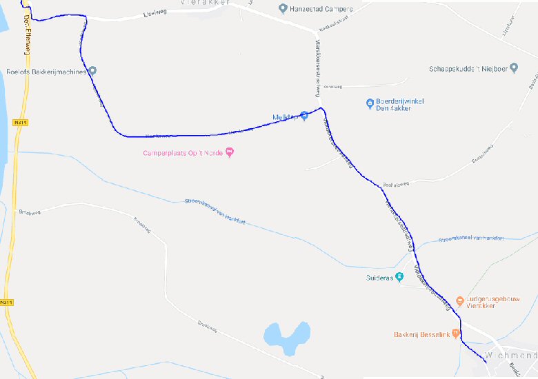 kaartje van Den Elter tot Wichmond